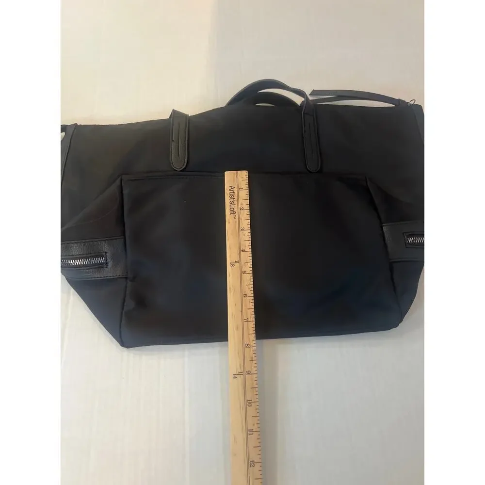 Botkier New York Bond Tote bag in black nylon with leather trim NWT